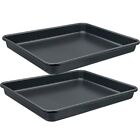 Small Cookie Sheets 11x9 Inch 2pcs Mini Baking Pan Toaster Oven Tray