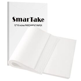Smartake 400pcs Parchment Paper Sheets 12 X 16 In Pre-cut Baking Non