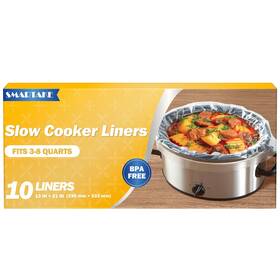 Kd10748 Smartake Slow Cooker Liners Crockpot Liner 13 Inch X 21 Disposable Crock Pot