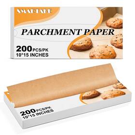 Kd604 Smartake 200 Pcs Popup Parchment Paper Sheets 10.7x15 Inch Precut For Bak