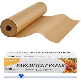 Pp13300z Smartake Parchment Paper Roll For Baking 13 In X 278 Ft 300 Sq.ft Non-stick B Pp13300z Smartake Parchment Paper Roll For Baking 13 In X 278 Ft 300 Sq.ft Non-stick B