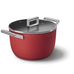 Ckfc2611rdm Smeg Red 8-quart 10-inch Casserole Dish With Lid Ckfc2611rdm Smeg Red 8-quart 10-inch Casserole Dish With Lid
