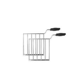 Tssr01 Smeg Sandwich Rack Set 2-piece Stainless Steel Toasting Cages With A Tssr01 Smeg Sandwich Rack Set 2-piece Stainless Steel Toasting Cages With A
