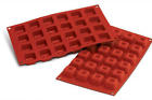 Smg-080 Silikomart Pastry Mould Dimpled Square 8051085020751 Smg-080 Silikomart Pastry Mould Dimpled Square 8051085020751