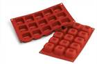 Smgx-080 Silikomart Pastry Mould Dimpled Square 8051085019724 Smgx-080 Silikomart Pastry Mould Dimpled Square 8051085019724