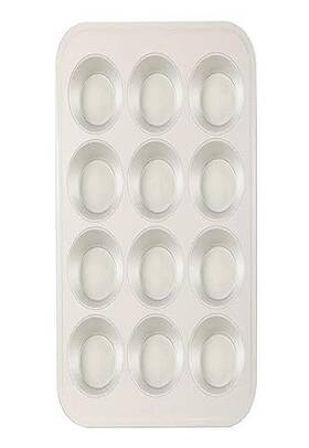 Bkncbk6ct5mufp Sound Around Nutrichef 12-cup Non-stick Coated Layer Surface Ceramic Oven Muffin Pan