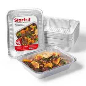 Starfrit 069858982043 30-pack Half-size Steam Table Pan - Recyclable Disposable Oven And Freezer Starfrit 069858982043 30-pack Half-size Steam Table Pan - Recyclable Disposable Oven And Freezer
