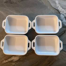 40508-584 Staub Ceramic 6-inch Rectangular Baking Dish Qty 4