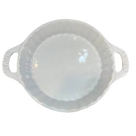 Staub 872078021528 Ceramics Bakeware-pie-dish 9-inch White. New