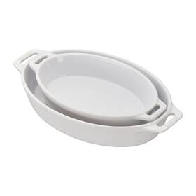 Staub 872078023355 Ceramics Oval Baking Dish Set 2-piece White Staub 872078023355 Ceramics Oval Baking Dish Set 2-piece White