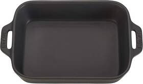 Staub 872078026547 Ceramic Rectangular Baking Dish Matte Black Oven And Table Serveware