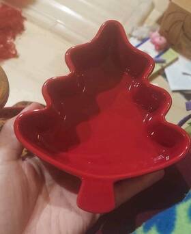 Stonewall Kitchen 786460649453 Red Tree Ramekin 5.5 Inch Christmas Holiday Dish Stonewall Kitchen 786460649453 Red Tree Ramekin 5.5 Inch Christmas Holiday Dish
