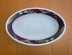 Tg216 Studio Nova Palm Desert Oval Baking Dish 11 Inch X 7 Made In Italy
