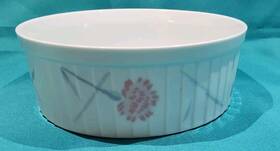 Up28 Studio Nova Pink Carnations Ultra Ceram Bake And Serve Japan