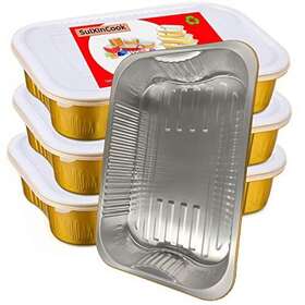 10lids Suixincook 759315975052 Gold Aluminum Foil Pan With Lids Heavy Duty 9 Inch 13 10pack Double Thi 10lids Suixincook 759315975052 Gold Aluminum Foil Pan With Lids Heavy Duty 9 Inch 13 10pack Double Thi