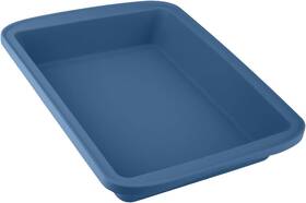 Cp0902 Sunsetbaby Silicone Baking Pan Deep Rectangular Bakeware Cake 12.6 X 9.8 Blue 1 Pack