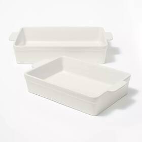 Sur La Table 196761807788 2pc Stoneware Rectangle Baking Dish Set - Figmint