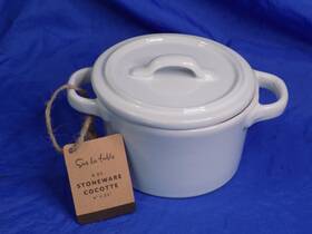 6705628 Sur La Table Mini Stoneware Cocotte 8oz Dutch Oven Dish With Lid To
