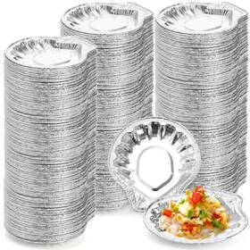 S-clamshells-250pc Suwimut 250 Pack Aluminum Foil Clam Shells Disposable Food Shell Pans Grillable Oyst S-clamshells-250pc Suwimut 250 Pack Aluminum Foil Clam Shells Disposable Food Shell Pans Grillable Oyst