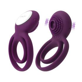 Svakom 726853127427 Couples Ring Vibrating Dual Penis Rings Male Adult Sensory Toys Clitor
