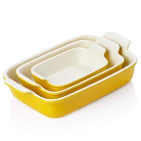 Sweejar 750226083522 Porcelain Bakeware Set For Cooking Ceramic Rectangular Baking Dish Lasagna Pans Sweejar 750226083522 Porcelain Bakeware Set For Cooking Ceramic Rectangular Baking Dish Lasagna Pans
