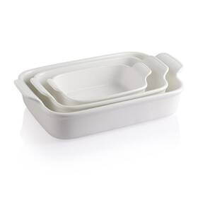 Sweejar 974357375217 Baking Pans Set Ceramic 9x13 Dish With Handle Rectangular Casserole Sweejar 974357375217 Baking Pans Set Ceramic 9x13 Dish With Handle Rectangular Casserole
