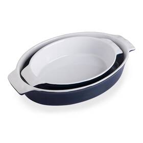 Sweejar 974357379369 Ceramic Au Gratin Dishes Oval Baking Pan Set Non-stick Roasting With Ha