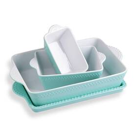 Sweejar 974357379574 Ceramic Baking Dish Lasagna Pans With Trivet Rectangular Bakeware Set Sweejar 974357379574 Ceramic Baking Dish Lasagna Pans With Trivet Rectangular Bakeware Set