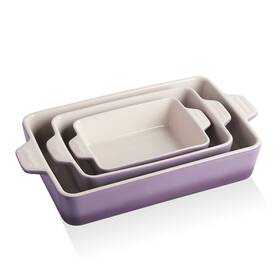 B09bn7zf1x Sweejar Ceramic Bakeware Set Rectangular Baking Dish Lasagna Pans For Oven