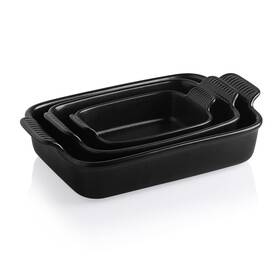 Uskt129-49-492 Sweejar Baking Pans Set Ceramic 9x13 Dish With Handle Rectangular Casserole