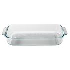 Synchkg055786 Pyrex Basics Quart Glass Oblong Baking Dish Clear 781147755472