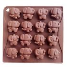 Synchkg073840 Yunko Small Pastry Molds Cavity Elephant Silicone Chocolate 724500782340