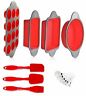 Synchkg108943 Boxiki Set Of Silicone Baking Molds Pans And Utensils By