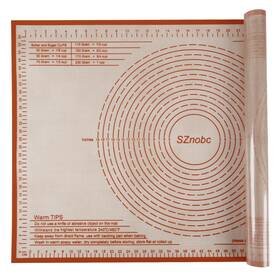Sznobc 716963529112 New Silicone Baking Mat 36x24 Inch Nonstick Pastry Perfect For Dough Board