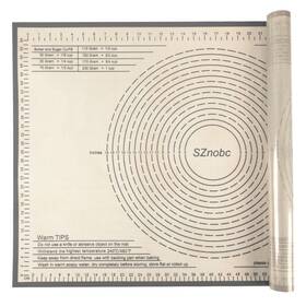 Sznobc 716963529167 Silicone Pastry Mat 26x34 Inch Baking With Measurement Perfect For Dough