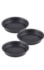 T-roundcakepan-3pcs Tosnail Nonstick Round Cake Pan Set Of