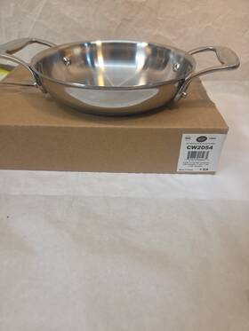 Cw2054 Tablecraft Tri-ply Mini Casserole 6 Inch Diameter 2 Handles