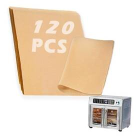 Ze004 Takious Air Fryer Liners Disposable 120 Pcs Parchment Paper Sheets Compatible With