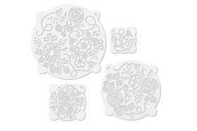 1573 Talisman Designs Multi-use Baking Stencils Honey Bee Design Set Of 4