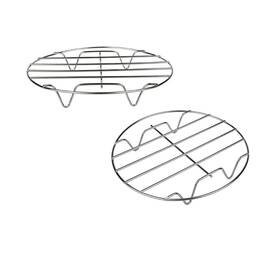 Tambee 763230817236 2pcs 7 Inch Air Fryer Rack Cooking Steaming Cooling Multi-purpose 304 Stainle Tambee 763230817236 2pcs 7 Inch Air Fryer Rack Cooking Steaming Cooling Multi-purpose 304 Stainle
