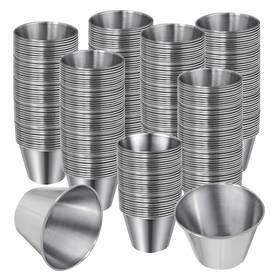 Nvk454 Tanemudo 330 Pcs Metal Sauce Cups 2.5 Oz Dipping Bowl Bulk Stainless Steel Nvk454 Tanemudo 330 Pcs Metal Sauce Cups 2.5 Oz Dipping Bowl Bulk Stainless Steel
