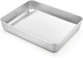 Teamfar 313022245206 Lasagna Pan 9.3 Inch Stainless Steel Rectangular Cake For Roasting Teamfar 313022245206 Lasagna Pan 9.3 Inch Stainless Steel Rectangular Cake For Roasting