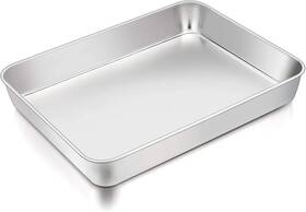 Teamfar 445015496463 Lasagna Pan 12.3 X 9.75 2 Stainless Steel Rectangular Cake Teamfar 445015496463 Lasagna Pan 12.3 X 9.75 2 Stainless Steel Rectangular Cake