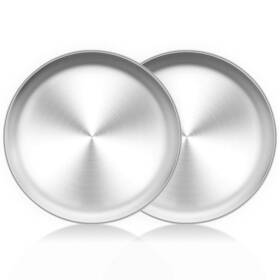 Teamfar 652670650995 Pizza Pan 10 Inch Pans Tray Stainless Steel For Oven Baking