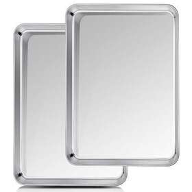 Teamfar 652670652371 Baking Sheet 20 14 1 Cookie 19.6 1.3 Inch Silver Teamfar 652670652371 Baking Sheet 20 14 1 Cookie 19.6 1.3 Inch Silver