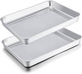 B08v1ft63b Teamfar Stainless Steel Toaster Oven Tray 9.3ftft X 7ftft 1ftft 2 Pcs B08v1ft63b Teamfar Stainless Steel Toaster Oven Tray 9.3ftft X 7ftft 1ftft 2 Pcs