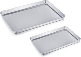 Cominhkg104692 Teamfar Baking Sheet Cookie Set Of 2 Pure Stainless Steel Pan Tray