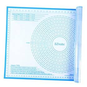 Tecdale 716963529228 Silicone Pastry Mat 36x24 Inch Kitchen Counter Baking With 24 L X 36 W Blue