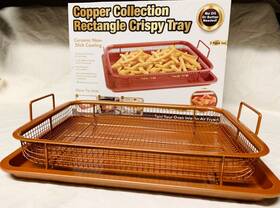 Tek235 Tekno 235 Copper Collection Rectangular Crispy Tray