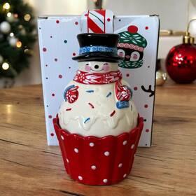 Temp-tations 369087874059 By Tara Ceramic Snowman Cupcake Dish Christmas Holiday Decor Temp-tations 369087874059 By Tara Ceramic Snowman Cupcake Dish Christmas Holiday Decor